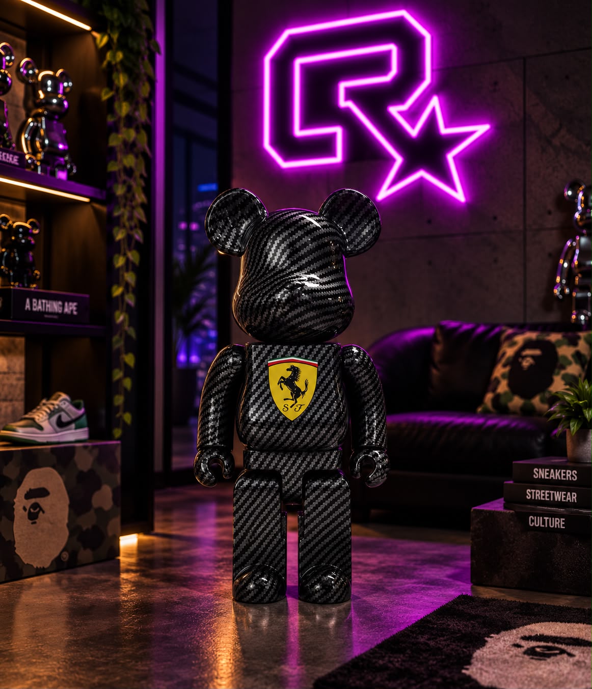 Bearbrick x FERRARI
