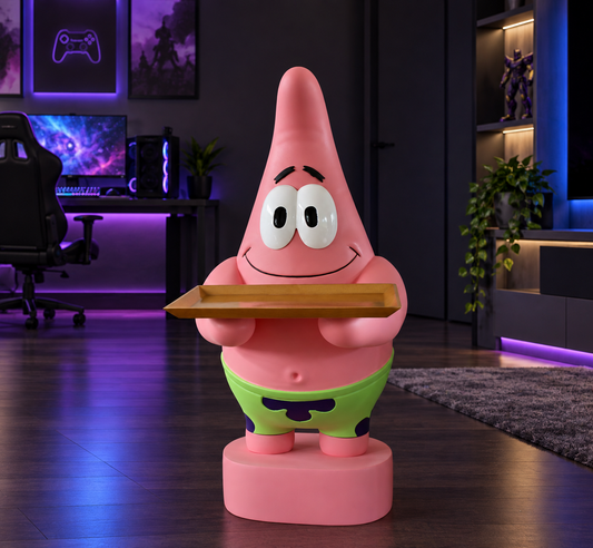 Mesa Patricio Estrella en setup gamer